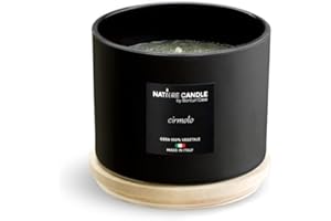 NATURE CANDLE BY BONTURI CASA NATURE CANDLE candela profumata 100% cera vegetale - Linea Dolomiti 380g Cirmolo