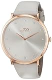 Hugo BOSS Damen Datum klassisch Quarz Uhr mit Leder Armband 1502412