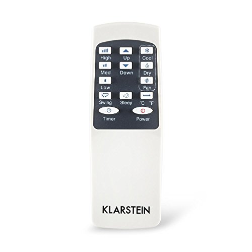 Klarstein Metrobreeze Rom Klimaanlage Klimagerät (Ventilator, 10000 BTU/h, Fernbedienung, LCD-Display, Energieeffizienzklasse A+, Timer-Funktion, Bodenrollen) schwarz - 8