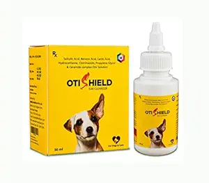 Medfly Healthcare OTISHIELD Ear Cleansing Solution for Dogs (50 ml)