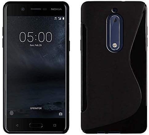 NOKIA 5 S-LINE SILICONE GEL IN BLACK COVER CASE FROM GADGET BOXX