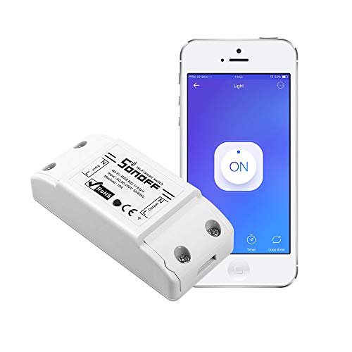 SONOFF Basic 10A Smart WiFi Wireless Light Switch, Universal DIY Module for Smart Home Automation So