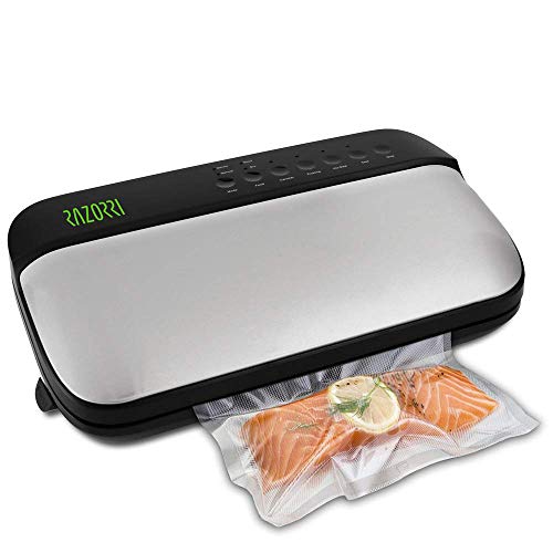 Razorri P8800-MS Macchina per sottovuoto in acciaio inox con modalità di tenuta sottovuoto, adatta per marinatura alimenti, sistema di tenuta sottovuoto