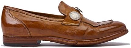 LEMARGO Mocassino Donna, BD01A/SKIP ocra, In Pelle, Con bottoni, Nuova Collezione Primavera Estate 2018