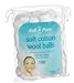 Soft & Pure Cotton Wool Balls 0.6g 100's X 12, (Price inclusive of 20% VAT)