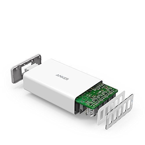 Anker PowerPort5 40W 5-Port USB Ladegerät Multi-Port USB Ladestation für iPhone 6 / 6 Plus, iPad Air 2 / mini 3, Galaxy S6 / S6 Edge und weitere (Weiß) - 5