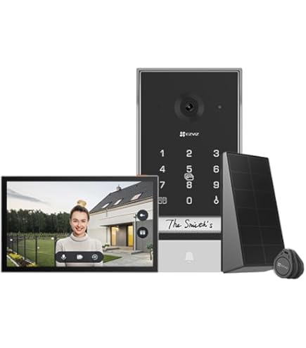 Videofoon met 7 inch-scherm, Ultra Slim – wit Videofoon met 7 inch-scherm, Ultra Slim – wit