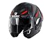 Produktbild SHARK Motorradhelm Hark Evoline 3 Shazer Mat, Schwarz/Rot, Größe S