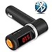 Produktbild UrChoiceLtd® BC-08 FM Transmitter Hochleistungs-Digital Wireless Bluetooth Fm Sender, In-Car Bluetooth Receiver, fm Radio Stereo Adapter, Auto Mp3 Player mit Bluetooth Freisprecheinrichtung und USB Ladeanschluss Bis zu 2A