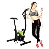 El entrenador cruzado elíptico de fitness con sensores de pulso se puede usar como entrenador cruzado o bicicleta estática.