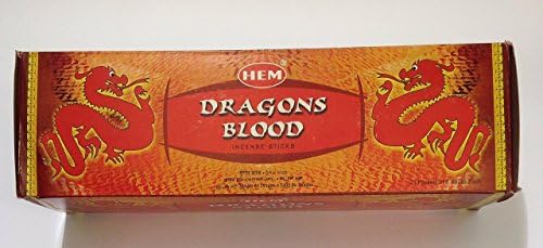 Incense hem-dragon 's Blood- 25 boxes of 8 sticks per caja-