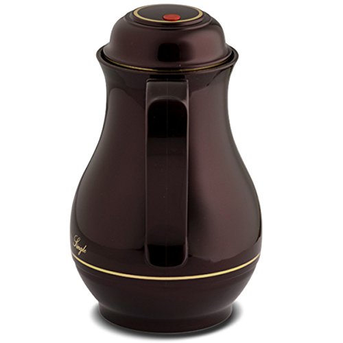 Rotpunkt 530 BLACKCHERRY Isolierkanne „Nummer 530“ 0,5 L, Kunststoff, schwarz-rot, 20 x 10 x 10 cm - 2