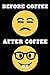 Produktbild Before Coffee - After Coffee: Emoji Journal: A Blank Lined Notebook for Coffee Lovers