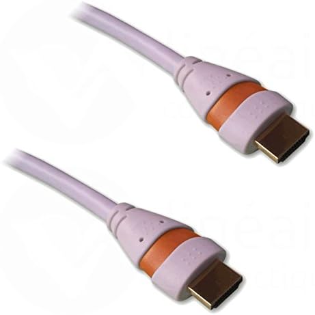 Lineaire HDMI Cable Type A Male Blanc/ Orange 3m