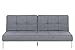 Produktbild AC Design Furniture Bettcouch Percy, B: 198 x T:95 x H: 87 cm, Stoff, Grau