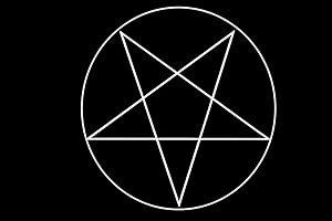 Anley Fly Breeze 3x5 Stóp Flaga szatana - Żywy kolor i odporność na blaknięcie - Płócienny Nagłówek i podwójne szycie - Baphomet Church of Satan Flags Poliester z mosiężnymi przelotkami 3x5 Ft