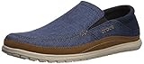 crocs size 7.5  Crocs Santa Cruz Playa Slip-on, Mocasines para Hombre, Azul (Navy/Cobblestone 4ft), 46/47 EU