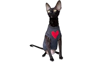 Kotomoda T-shirt gatto I love you Grigio scuro (M)