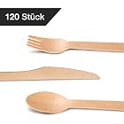 HEYNNA® Einwegbesteck Set umweltfreundlich und plastikfrei – Bild 3