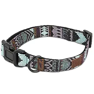 Embark Urban Dog Collar - Dog Collars for Medium Dogs, Small and Large Dogs (Aztec, Small)