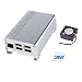 Produktbild SainSmart Aluminium Alloy Gehäuse mit Lüfter for Raspberry Pi 3 Model B Pi 2 B+ (Weiß)