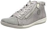 Flexible Laufsohle Rieker Damen M3041-41 High-Top, Grau (Cement/Grau-Silber 41), 43 EU