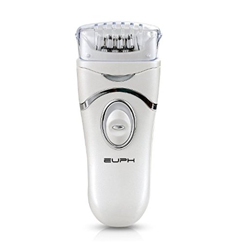 Lady Epilator, Euph Electric Hair Removal Shaver Bikini Trimmer with High Speed Motor and Anti-allergy Scheme