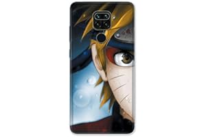 Cokitec Funda para Xiaomi Redmi Note 9 - Manga Naruto Blanco