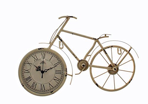 Tischuhr Fahrrad Gehäuse Metall Shabby Look