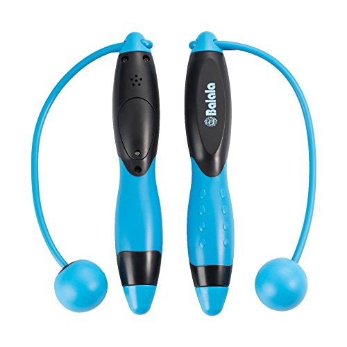 Balala Profi Springseil Schnurlos drahtlose Speed Rope mit Digital LCD Zähler Kalorienzähler für Indoor Outdoor Sport Training CrossFit und Fitnessübungen - 3