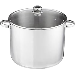 Baumalu 342684 Marmite Traiteur + Couvercle 19 L Diamètre 32 cm en Acier Inoxydable