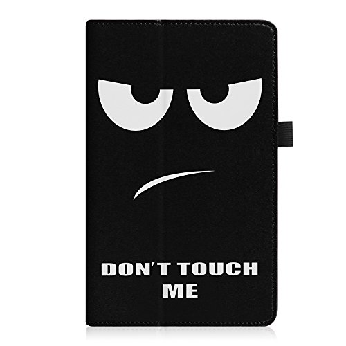 Telekom Tablet Puls Hülle – Fintie Premium Kunstleder Folio Schutzhülle Tasche Etui mit Standfunktion für Telekom Puls 8 Zoll Tablet, Dont Touch - 7