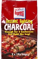 Fuel Express Instant-Light Lumpwood Charcoal 2kg