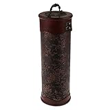 【Antique Texture】 Retro-Design mit handgeschnitzten Daffodil-Mustern. Die Weinbox ist antik und sammelbar.