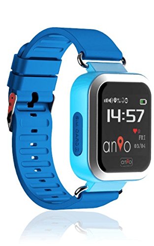 Preisvergleich Produktbild ANIO touch BLAU - Kinder GPS Smartphone Watch