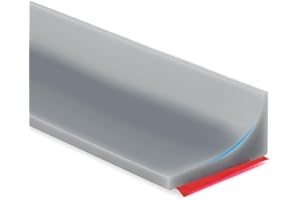 JJOKKO Striscia in silicone impermeabile per cucina e bagno, nastro sigillante impermeabile, striscia doccia water-stop, morbido, silicone, adatta per bagno, angolo cucina,intorno al lavandino(255 cm,grigio)