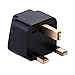 Produktbild Universal Reiseadapter für UK Großbritannien England London Irland Schottland, Reisestecker Travel Adapter Malta Zypern Dubai (Typ G schwarz 1 STK.)