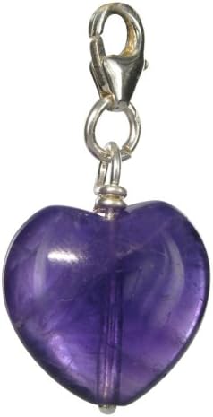Jane Davis CHM 014 Amethyst Heart Charm