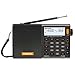 Price comparison product image XHDATA D-808 Portable Digital Radio FM stereo/SW / MW/LW SSB RDS Air Band Multi Band Radio Speaker with LCD Display Alarm Clock External Antenna and 18650 Rechargeable Battery(Grey)
