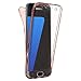 Produktbild N4U Online - Ganzkörper (Rücken & Brust) TPU Gel Schützend Durchsichtig Hülle Cover Für Samsung Galaxy S7 Edge Verschiedene Farben - Roségold