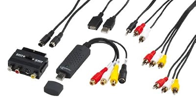 Gembird UVG-002 USB 3.0 carte d'acquisition vidéo - cartes d'acquisition vidéo (NTSC, 30 ips, AVCHD,AVI,MPEG1,MPEG2,MPEG4,WMV, 90 mm, 27 mm, 14 mm)