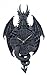 Produktbild Prachtvolle Wanduhr Drache mit gespr. Schwingen Dragon Gothic Uhr