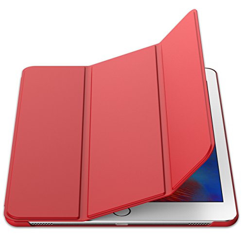 iPad Pro 9.7 Hülle, JETech iPad Pro 9.7 Slim-Fit Smart Case Hülle Schutzhülle Tasche mit Leichte Ständer und Auto Schlaf / Wach Funktion für Apple iPad Pro 9.7 (Rot) - 3