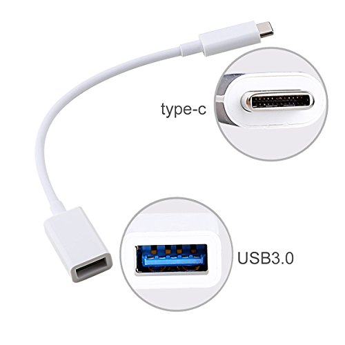 Incutex USB 3.1 Typ C zu USB 3.0 Typ A Kabel OTG Adapter Verbindungsdatenkabel, weiß - 4