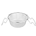 Produktbild Edelstahl Tragbar Fried Basket rund Frites Huhn Flügel Fried Snack Korb faltbar Frittieren Dünsteinsatz Edelstahl Frittierkorb Geschenk Fried Chip Sieb tragbar Bratpfanne Net