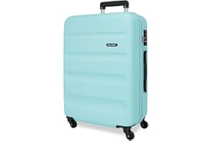 ROLL ROAD Flex Maleta Rígida Fabricada en ABS, un Material, Cierre de combinación Lateral 4 Ruedas Dobles Equipaje Mano, Práctico Interior con un Compartimento