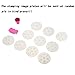 Anself 12 in 1 DIY Nail Stamping Set Nail Printer Tool Kit Nail Art Stamping Image Plates + Stamper + Scraper