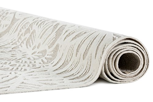 Vallila CM000843-74 Carina Gewebt Teppich, Chenille, beige, 140 x 200 cm - 2