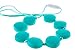 Chew-Choos 'Sweet pea' Silicone Teething Necklace (Tropical Turquoise)