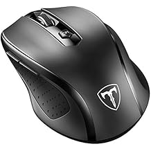 VicTsing Mini Schnurlos Maus Wireless Mouse 2.4G 2400 DPI 6 Tasten Optische Mäuse mit USB Nano Empfänger Für PC Laptop iMac Macbook Microsoft Pro, Office Home